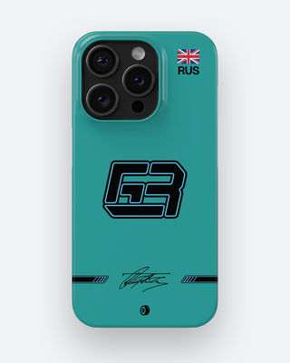 George Russell Logo Blue Edition 2022 Mercedes F1 Phone Case